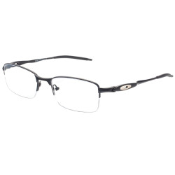 Armação de Óculos Retangular Meio Aro Evade OX3208 Preto